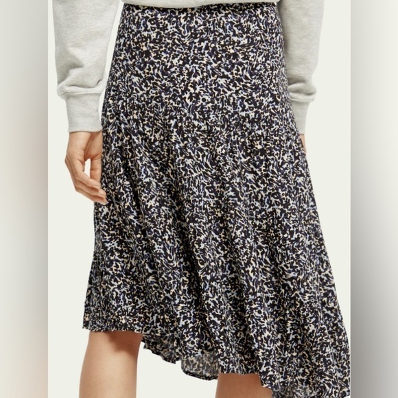NWT Scotch and Soda Asymmetric Tiered Skirt - Picture 3 of 3
